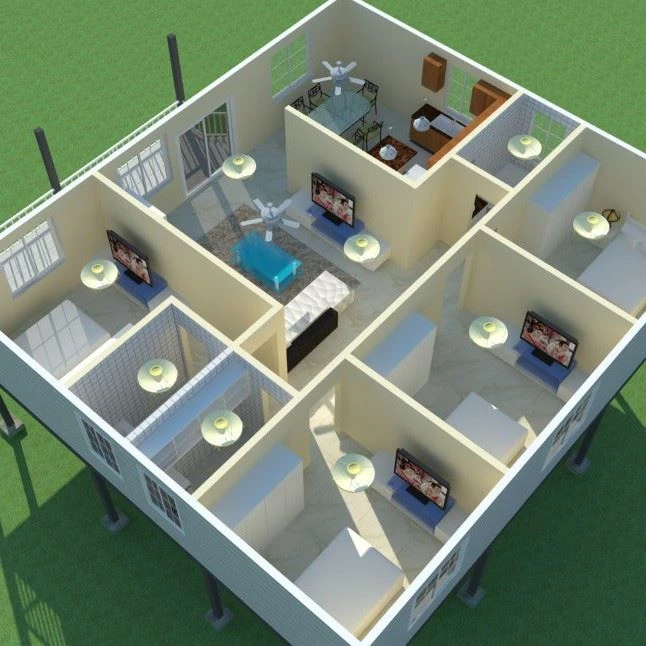 Multiple Bedroom Design Prefab Homes