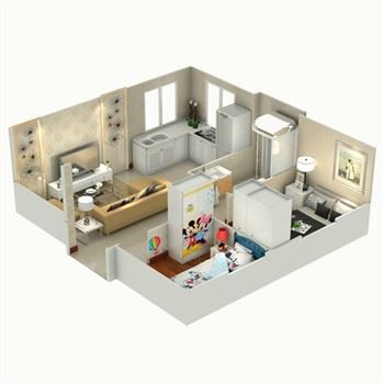 2 hálószobás, bővíthető konténerház